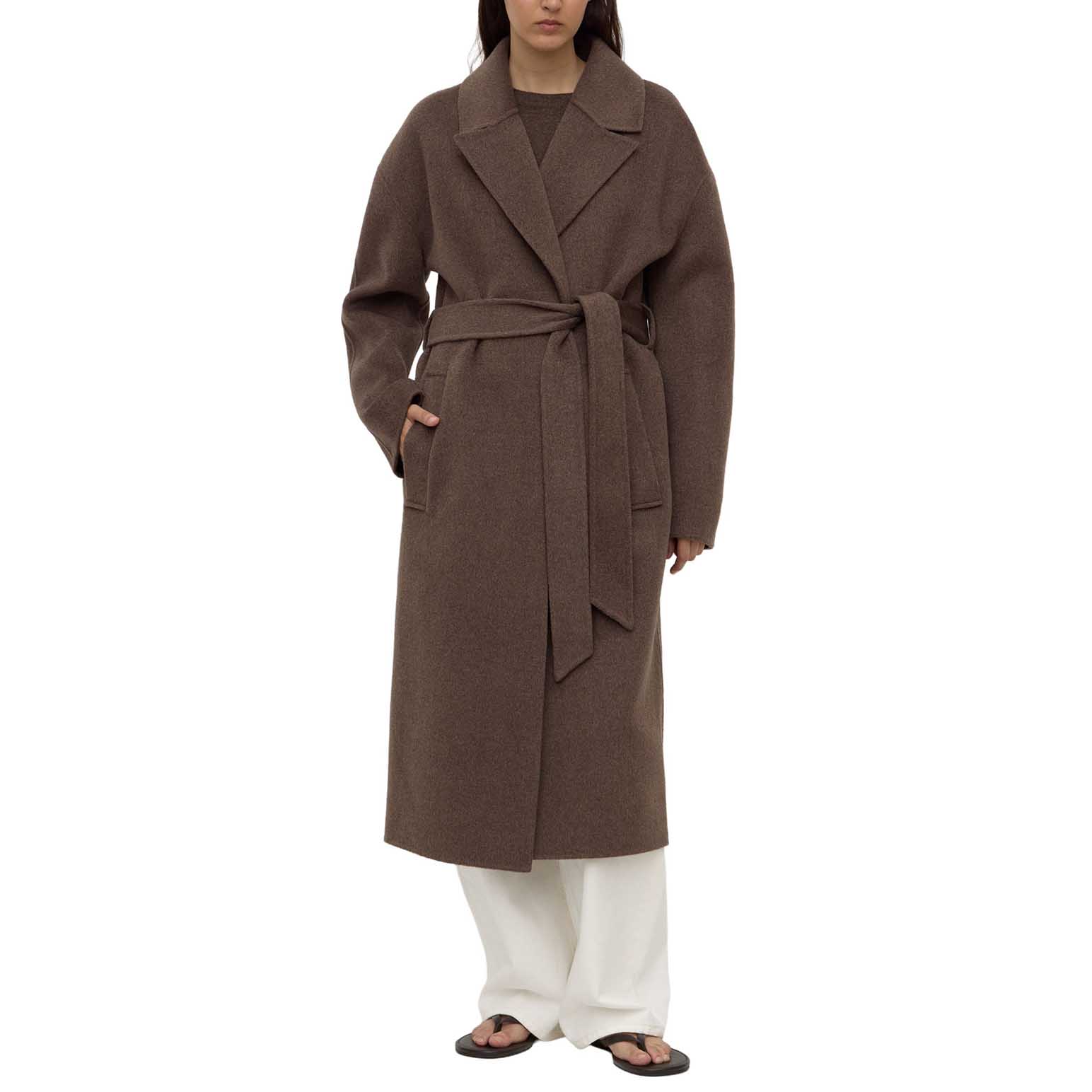 Assembly Label Ivy Wool Coat Cocoa Marle